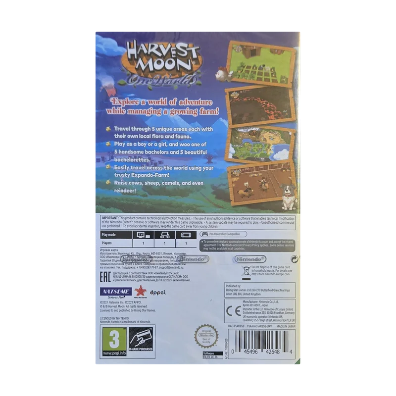 Harvest Moon : One World — Nintendo Switch — vue 2