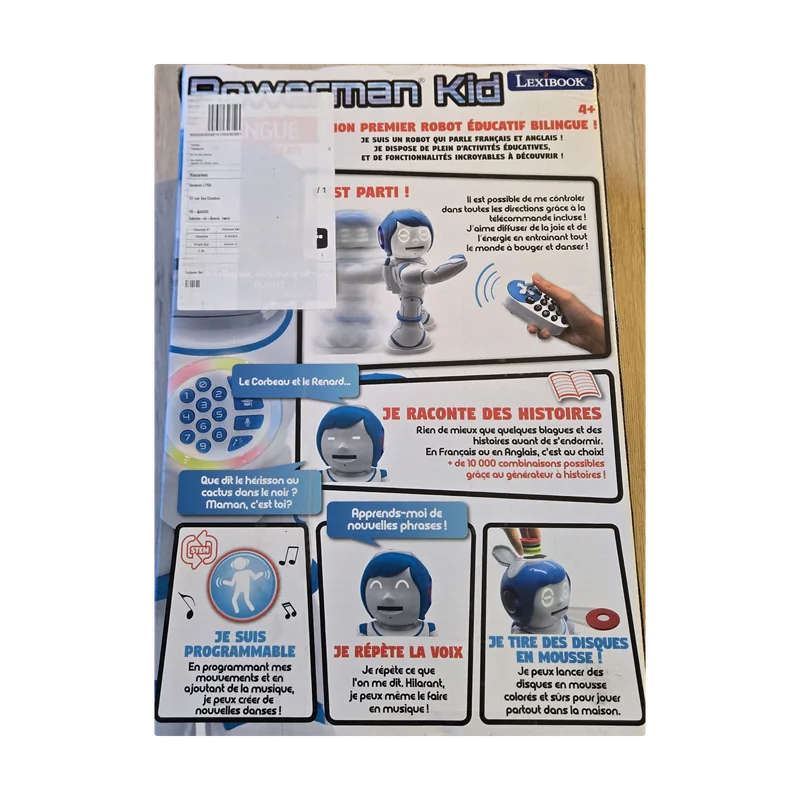 Lexibook Powerman Kid — Bilingual French-English educational robot — view 2