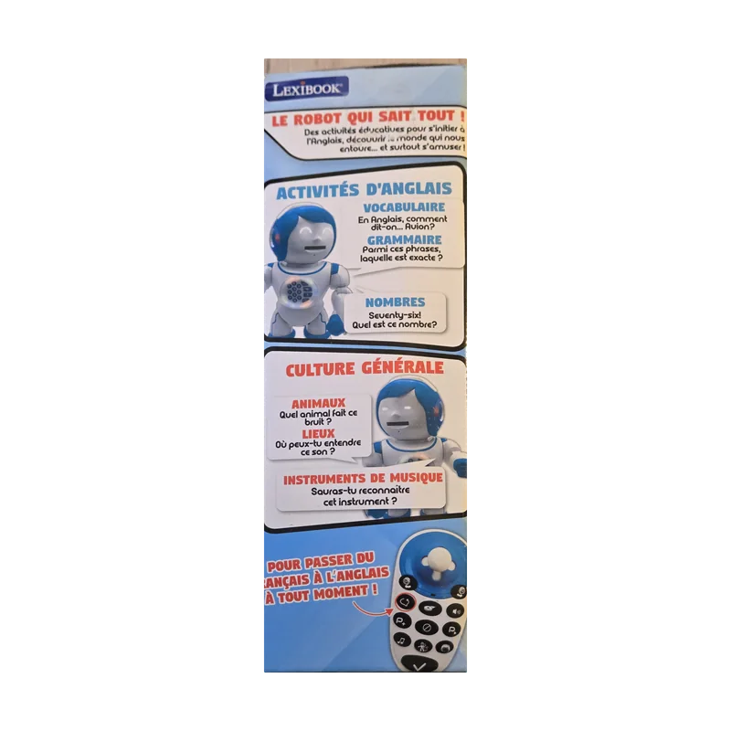 Lexibook Powerman Kid — Bilingual French-English educational robot — view 3