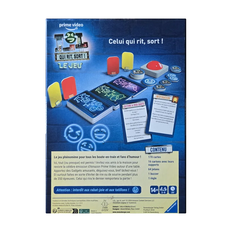 LOL: Last One Laughing — The Game (French edition) — view 2