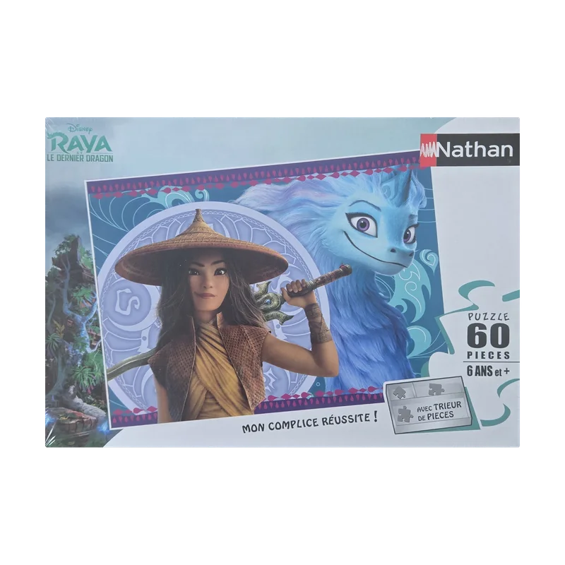 Nathan — Puzzle 60 pièces Disney « Raya et le dernier dragon »