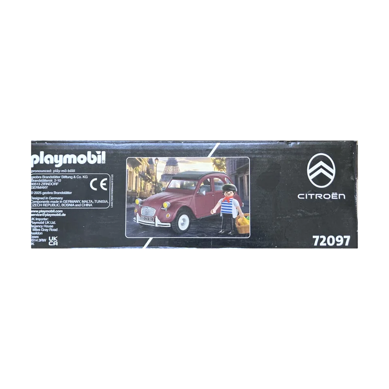 Playmobil — Citroën 2CV grenat — vue 3